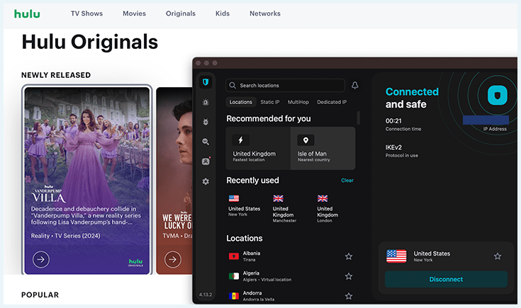 How we used Surfshark to unblock Hulu US from The Netherlands